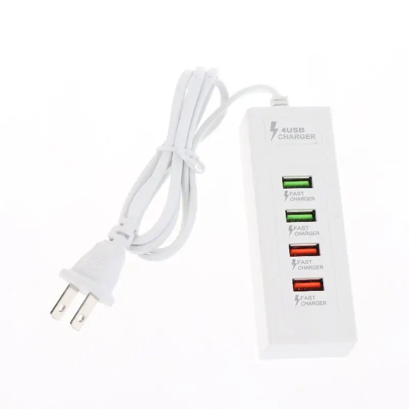 Travel Quick Charging Device 4 Ports USB C Power Splitter Adapter Qme