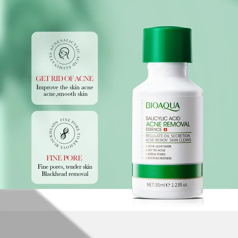 BIOAQUA Salicylic Acid Acne Removing Essence Face Serum Skincare Qme