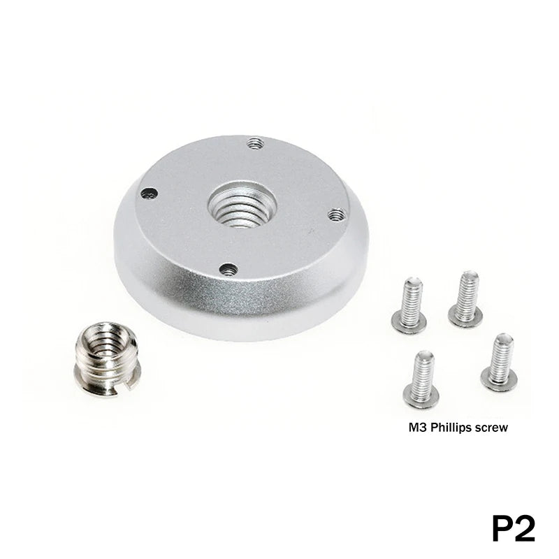 Shoe Mount Metal Plate Wall 1 4 3 Thread Tripod Adapter Holder Qme 2
