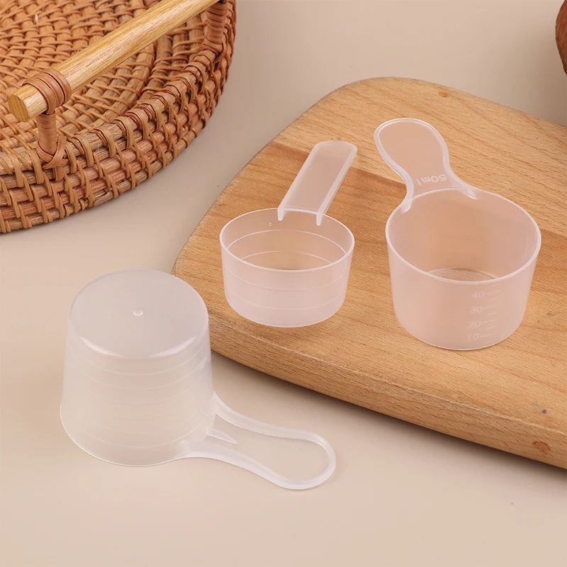 15 25 30 Transparent Plastic Milk Powder Spoon ML Graduated Kitchen Qme