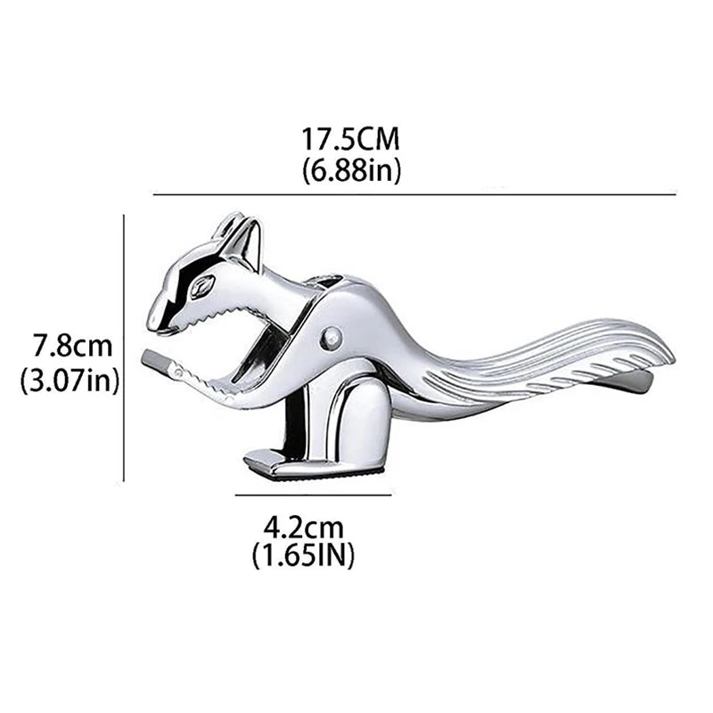 ^Squirrel Walnut Sheller Opener Pine Pecan Hazelnut Plier Quick Walnut Cracker Almond Nut Pecan Nuts Nutcracker Multifunctional Qme 1pc