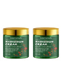 Magnesium Cream for Joint & Muscle Care - Natural, Non-Greasy with Chamomile & Lavender, Deeply Moisturizes Qme green 100g