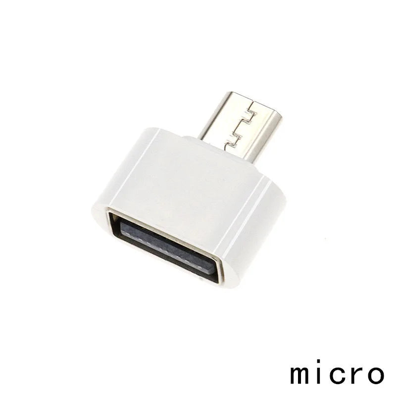 50pcs Type-c Charger Adapter, Micro Usb To Type C, Usb-c Cable for Plus Qme micro white