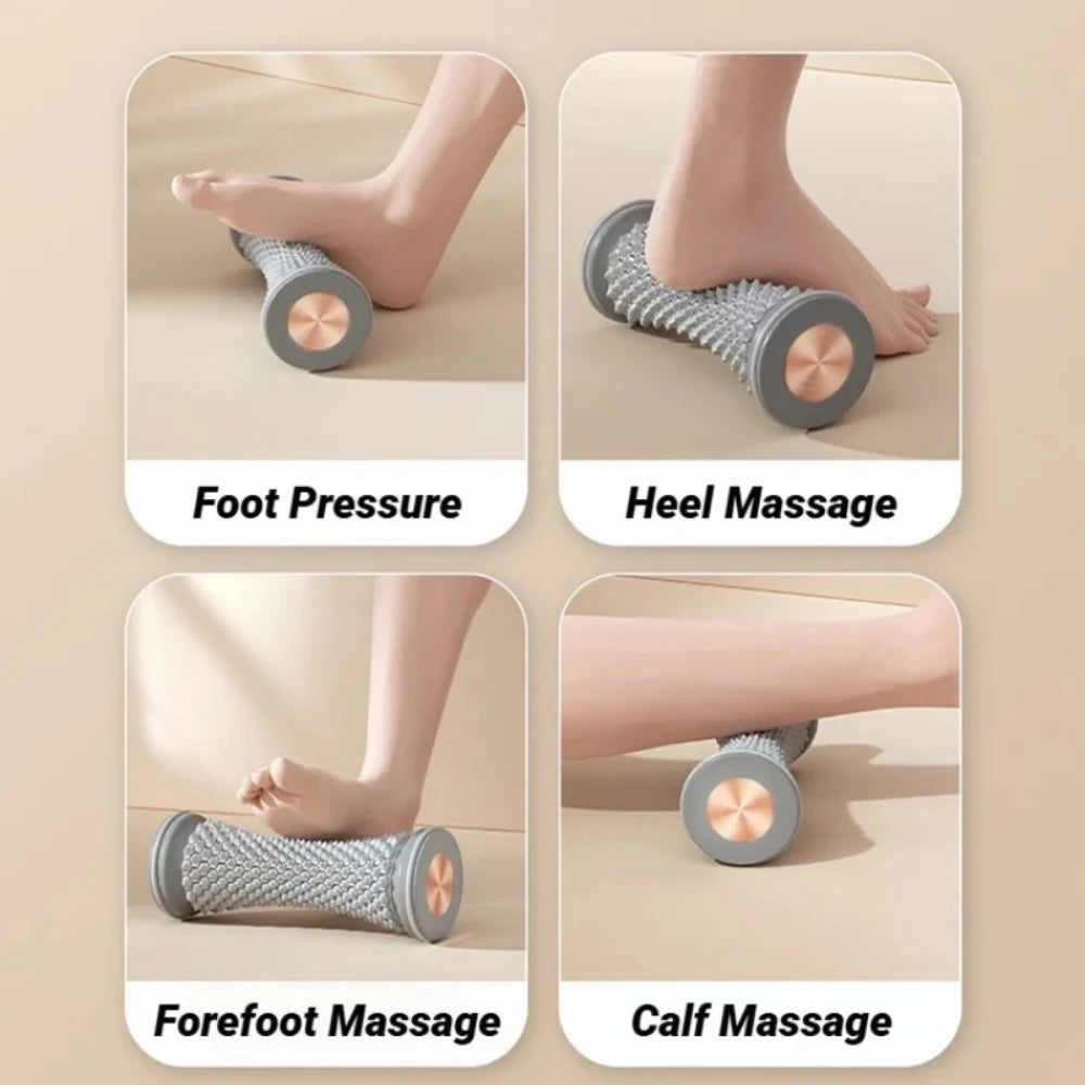Foot Leg Roller Massager Yoga Plantar Fascia Home Fitness Fingerpressure Board Deep Muscle Relaxation Massage Ergonomic Qme
