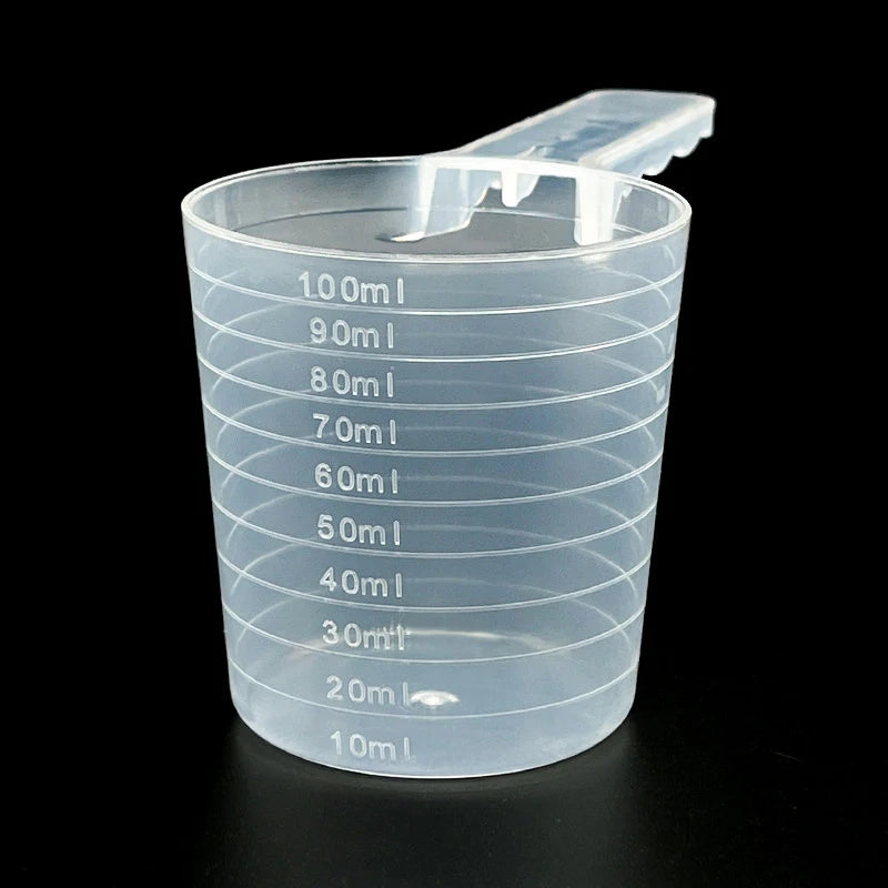 Pet Tableware Supplies Transparent Measuring Spoon Scale Plastic Dog Qme Default Title