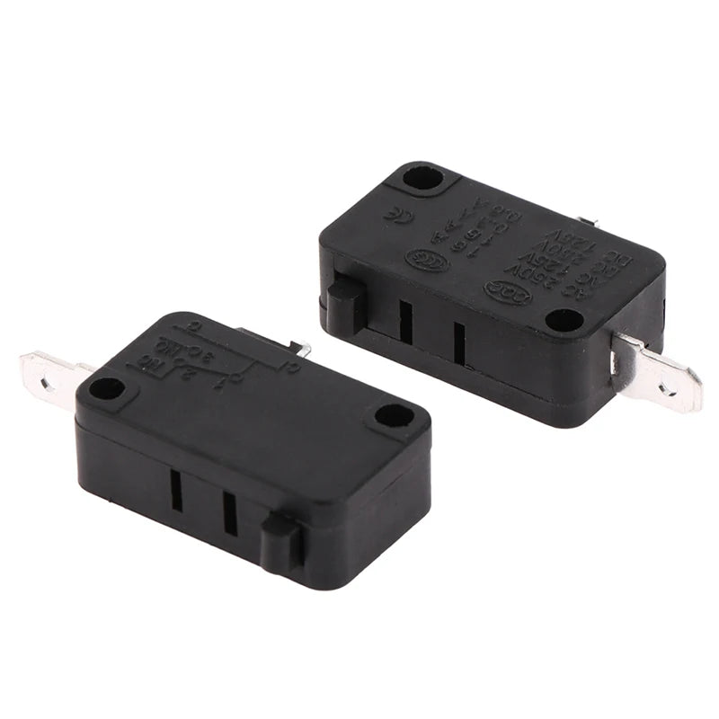 5PCS -103 Microwave Oven Door Switch Fit For Microwave Washing Machine Rice Cooker 16A 250V 2 Pins. Qme