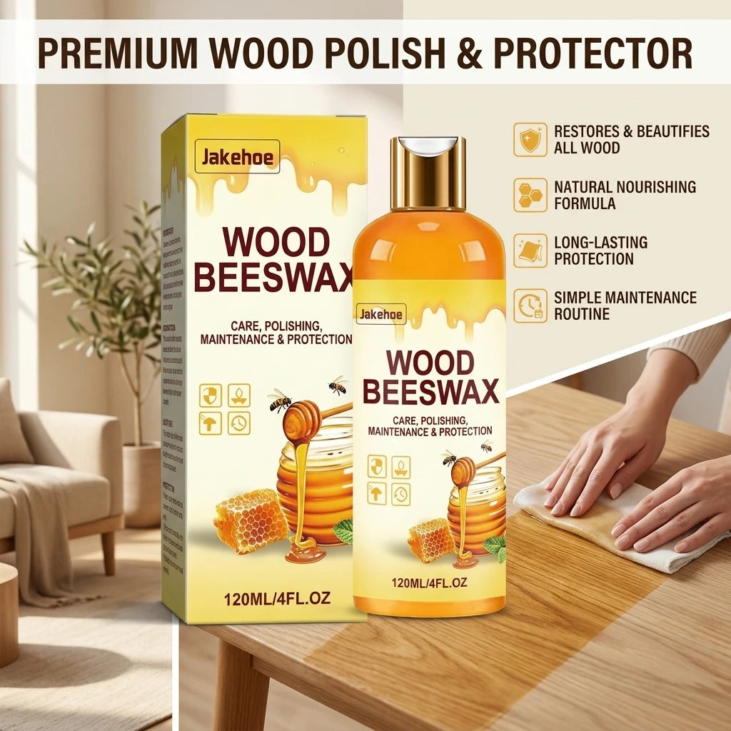 Wood Beeswax Polish Agent Moisturizing Repair Minor Dry Cracks Boost Shine Prevent Cracking Restoration Wood Furniture Care Oil Qme