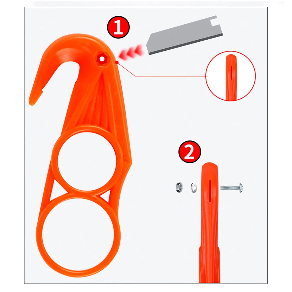 Plastic Fish Belly Cutlery Mini Portable Fishing Cutter Camping Practical Cutting Tool Outdoor Fishing Tckle Tool Qme