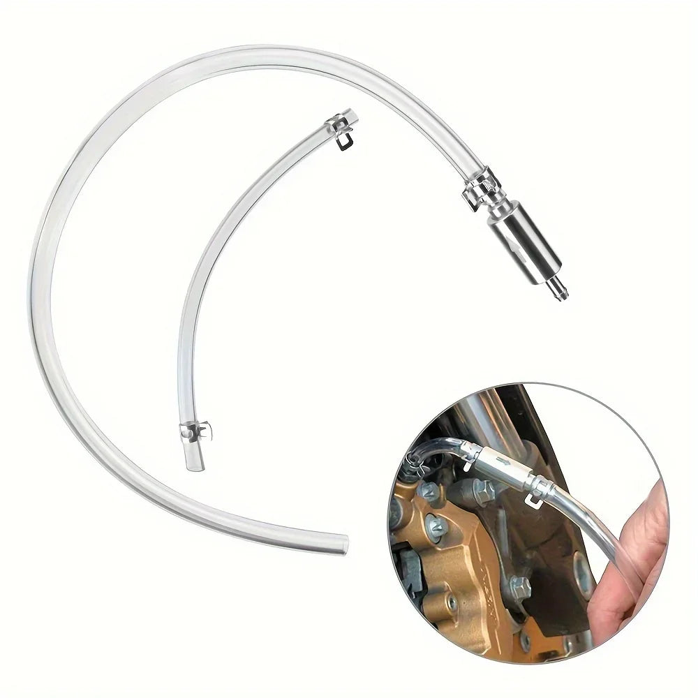 Car Motorcycle Brake Bleeding Oil Change Pump Tool Bleeder Fluid Hose Hydraulic Clutch Valve Tube Set Pit Dirt Bike Accessories Qme