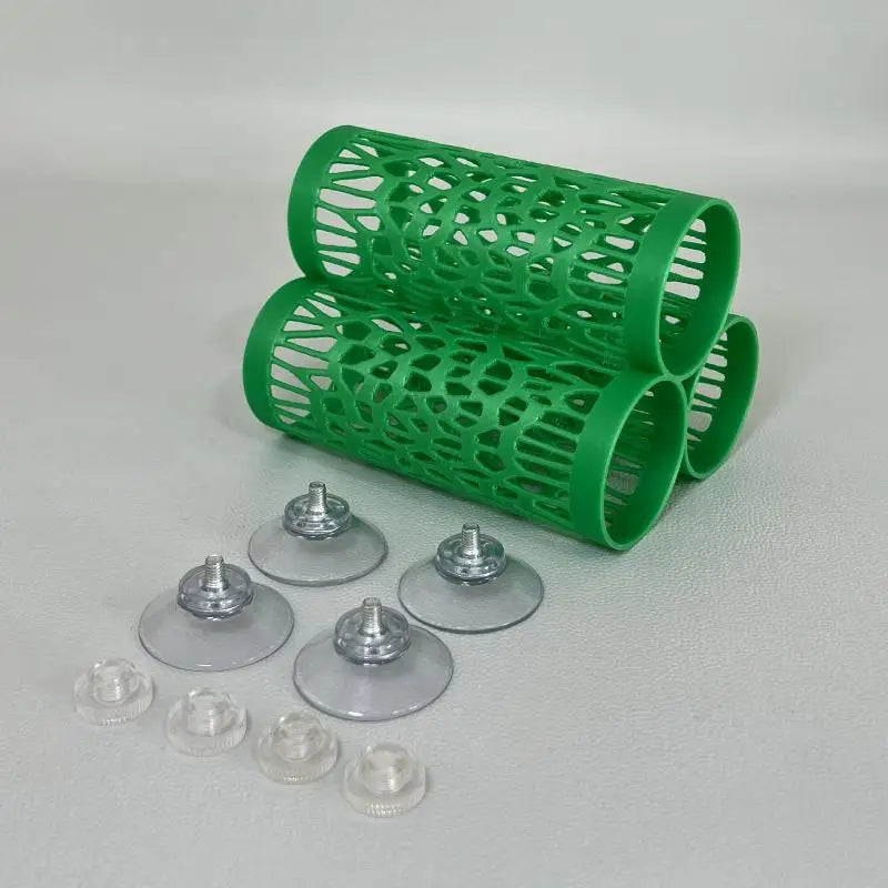 Suction Cup Fish Aquarium Hideout Resting Tube Bed Tunnel Hollow Qme A7