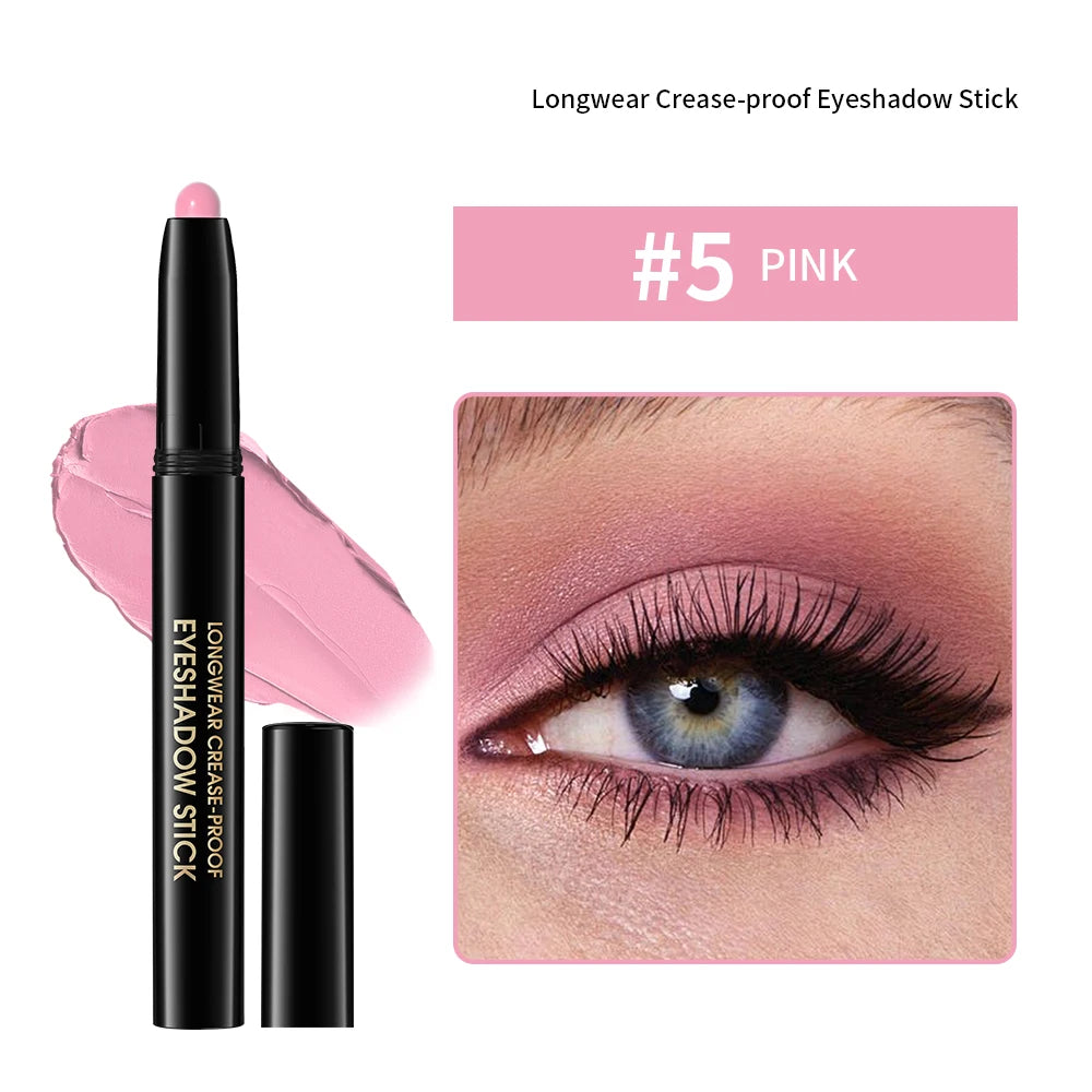 Cream Eyeshadow Stick Gradient Easy Apply Create Perfect Look One Qme 05 Pink 1.6g