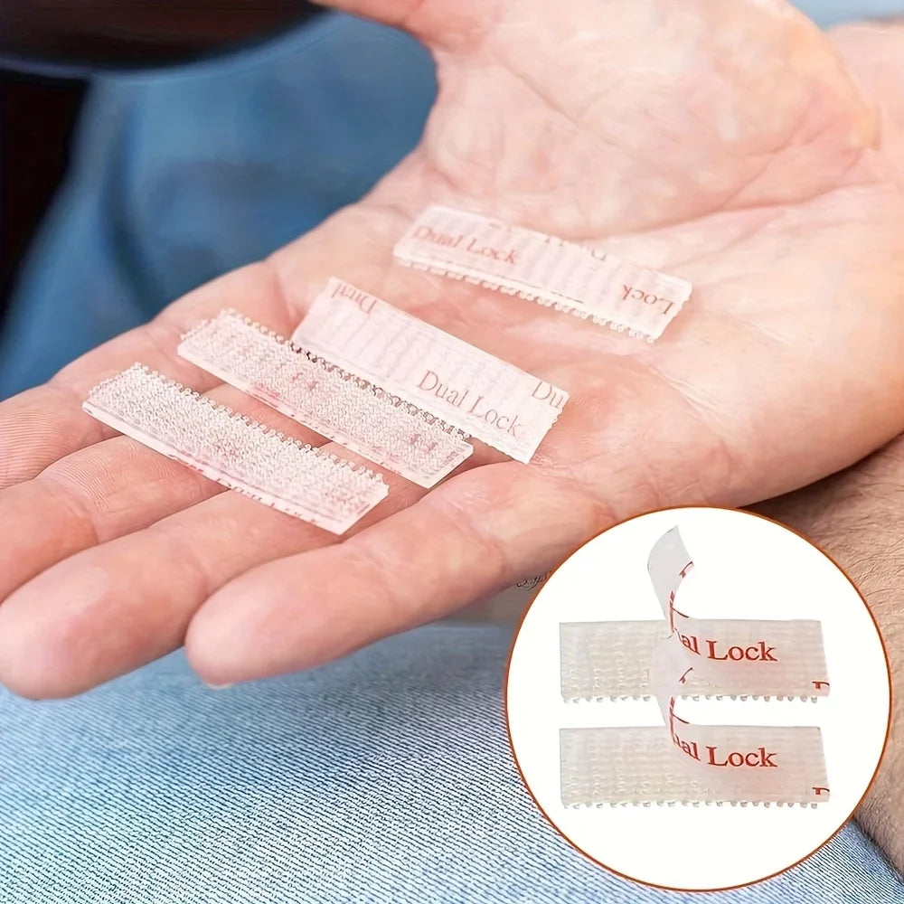 Back adhesive Velcro, interlocking type adhesive tape - double-sided adhesive tape, used for secure bonding, Qme