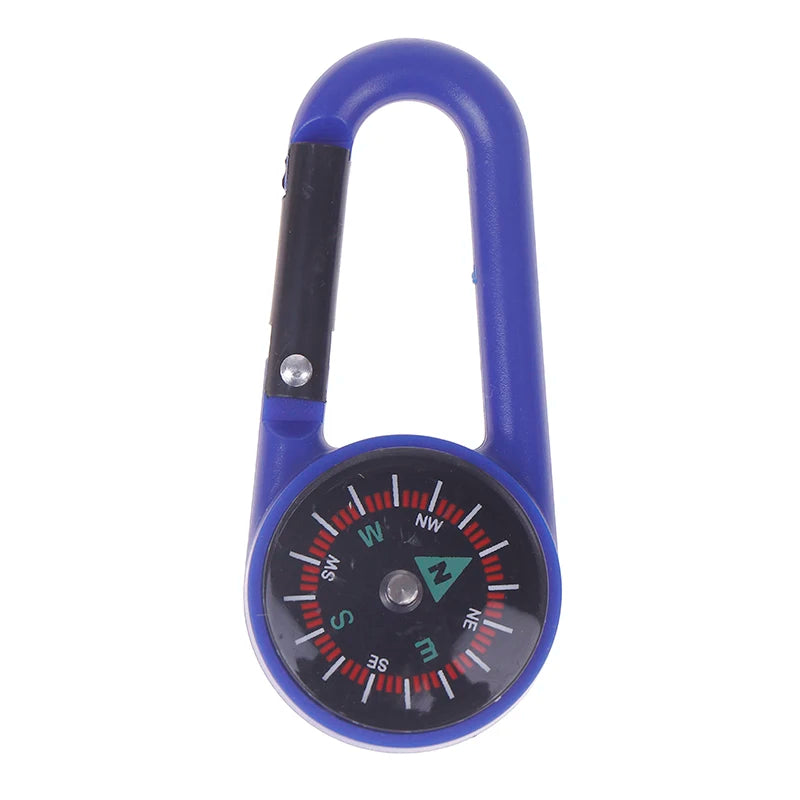 Quick Release Mountaineering Hiking Backpack Buckle Compass Outdoor Qme Dark blue