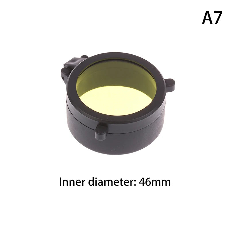 Rifle Scope Lens Cover Spring Up Quick Flip Openning Dustproof Qme A7
