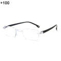 Frameless Reading Glasses Progressive Multi-focus Anti-blue Light Qme A