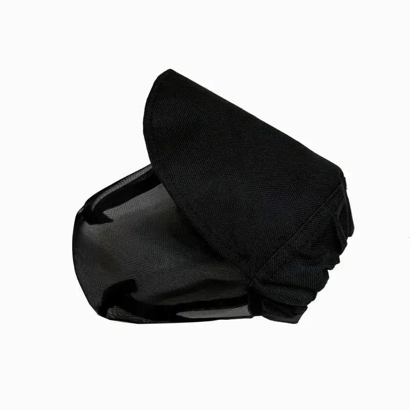 Anti Mosquito Bite Headgear Dog Eating Face Mask Pet Soft Mouth Cover Qme Black XL