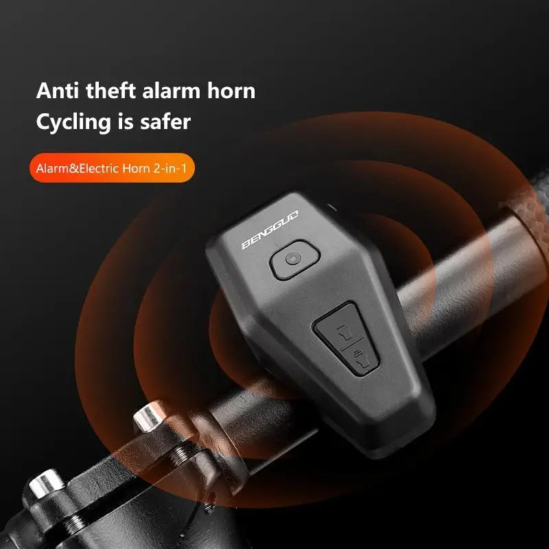 Bike Accessories Electric Bell Anti-theft Alarm Motorcycle Horn Qme