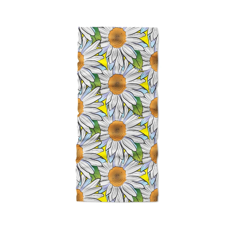 Fashion Daisy Series Headscarf Ladies Outdoor Sweat-wiping Dust-proof Qme style6 One Size >8Y