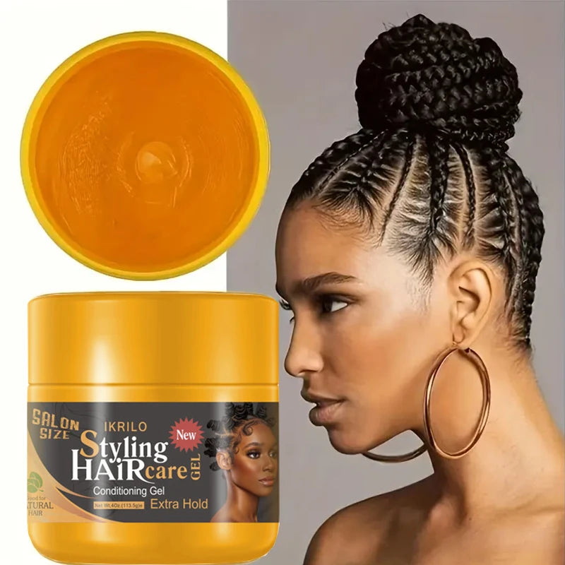 Hair Styling Gel-strong Hold Gel Men Women 24H Non-sticky No Flake Qme