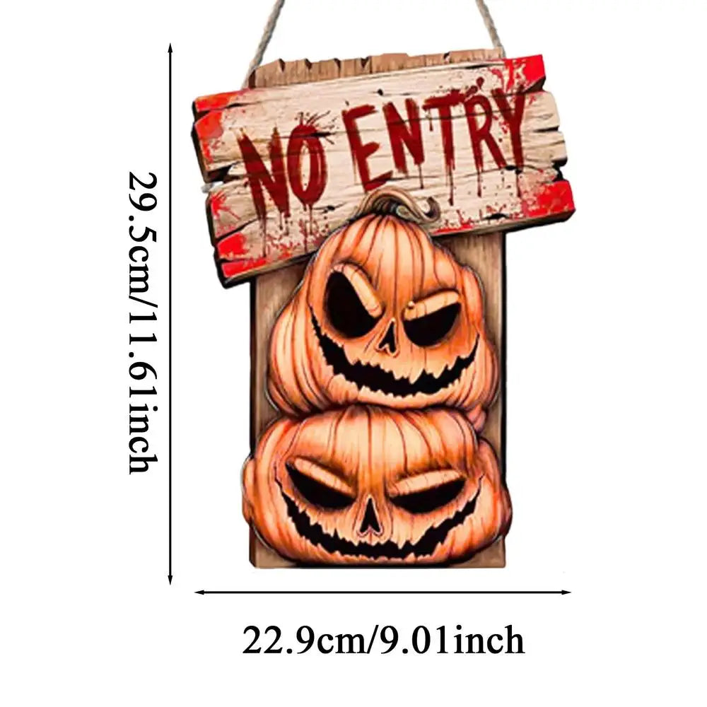 Halloween Decoration Sign Outdoor Holiday Decorative Board Warning Qme A China Mainland