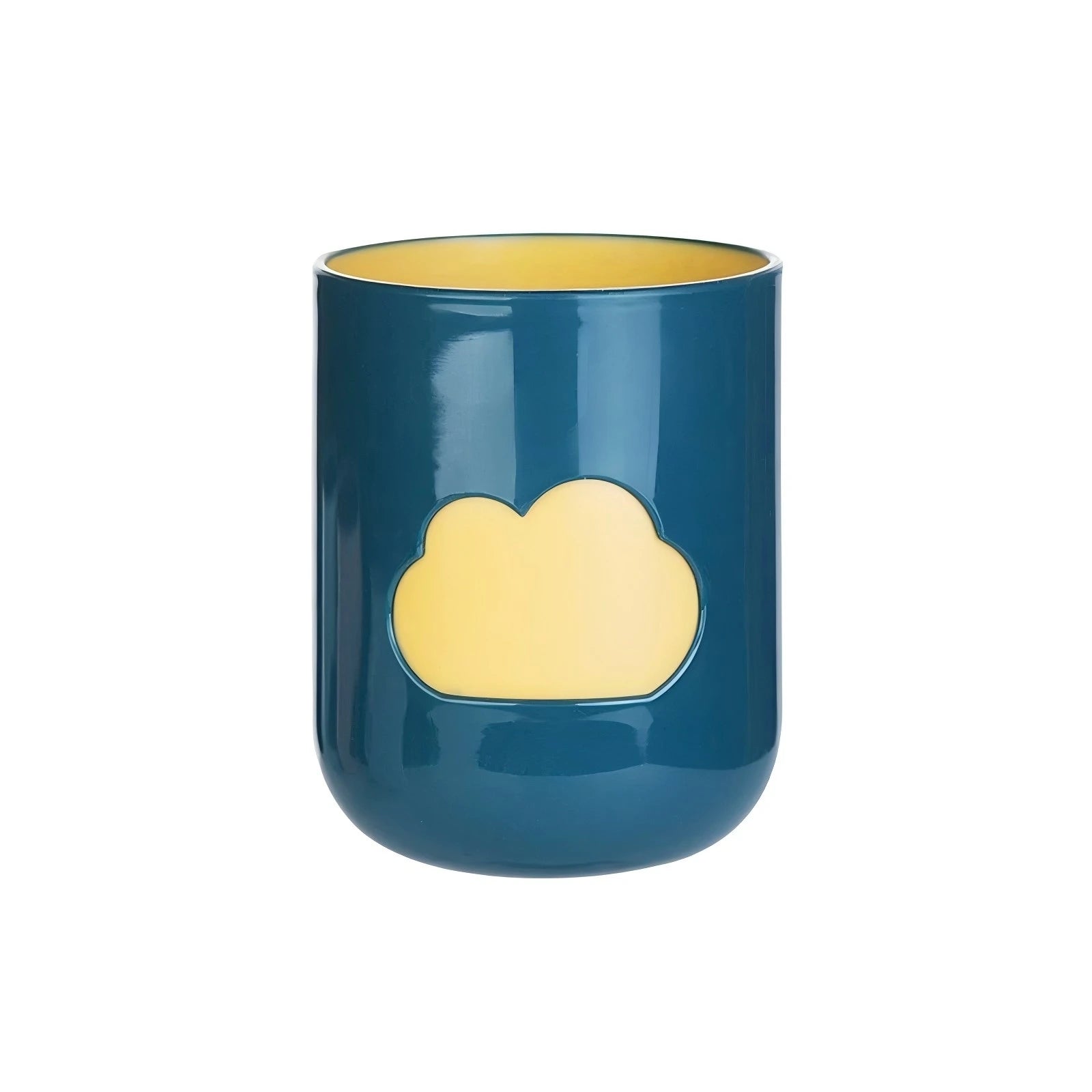 Cloud Pattern Toothbrush Cup Big Mouth Couples Cups Plastic Wash Qme D