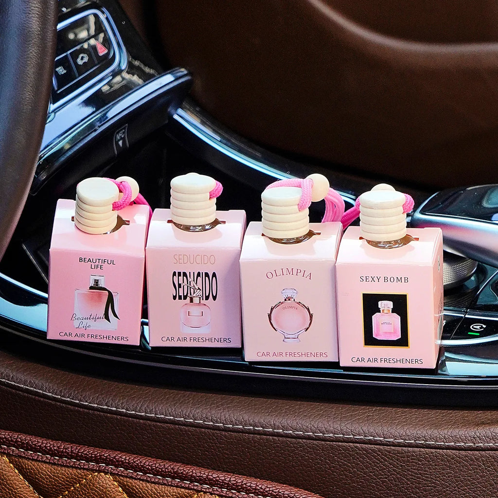4-piece Car Perfume Long-acting Air Freshener Interior Accessories Qme 4PCS