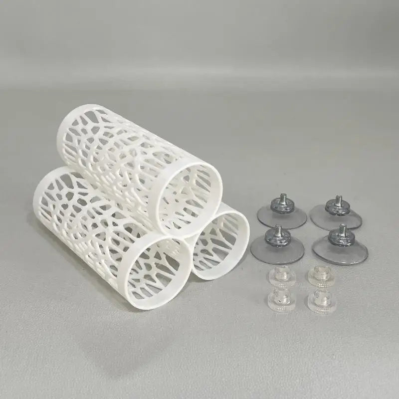 Suction Cup Fish Aquarium Hideout Resting Tube Bed Tunnel Hollow Qme A3