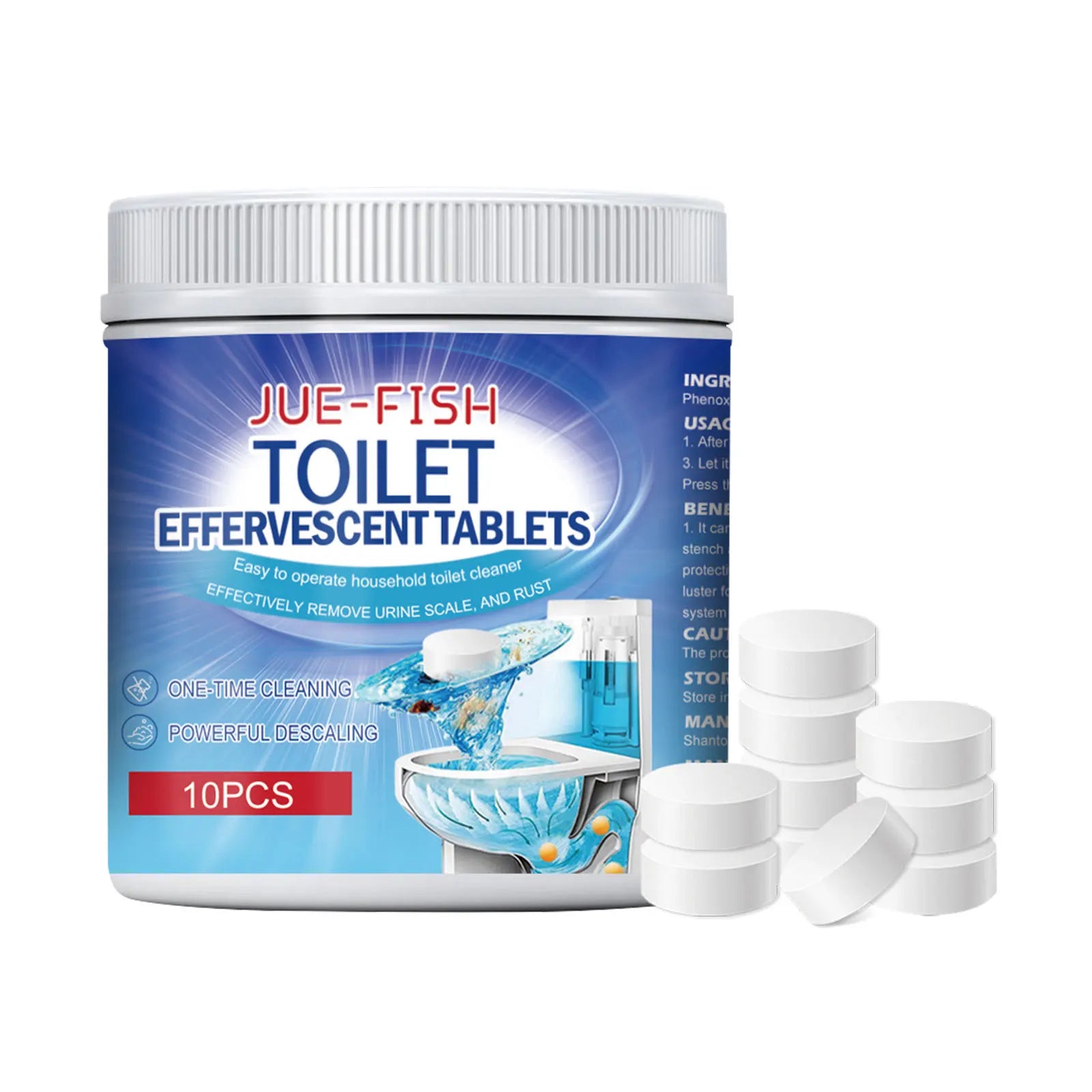 Toilet Effervescent Tablets Remover Urine Stain Deodorant Yellow Dirt Cleaning Bathroom Detergent Toilet Decontaminate Cleaner Qme 10pcs