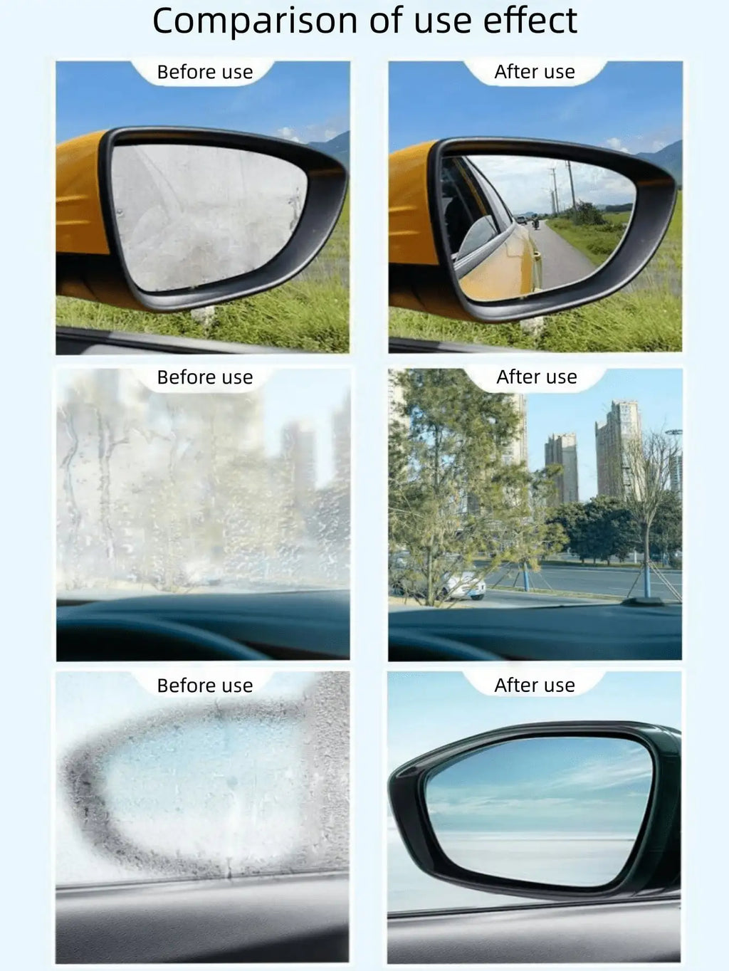 Anti-fog Coating Car Windshield Agent Rearview Mirror Helmet Lens Qme
