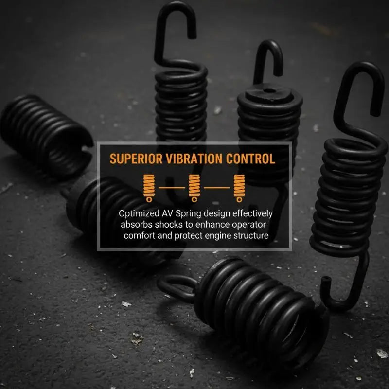 Spring AV 420 435 438 Accessories Anti Vibration Black MCCULLOCH 335 Qme Black 0.3mm