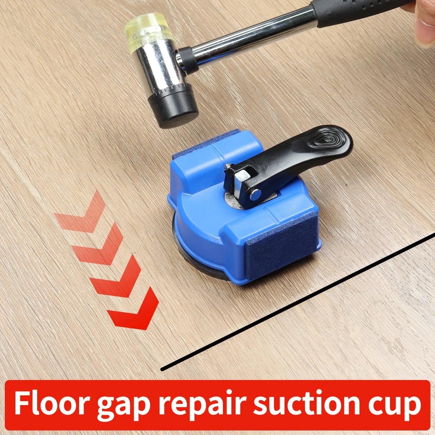 Adjustable Floorboard Gap Suction Cup, Composite Flooring Installation Repair Strong Puller, Seamless Joining Too Qme