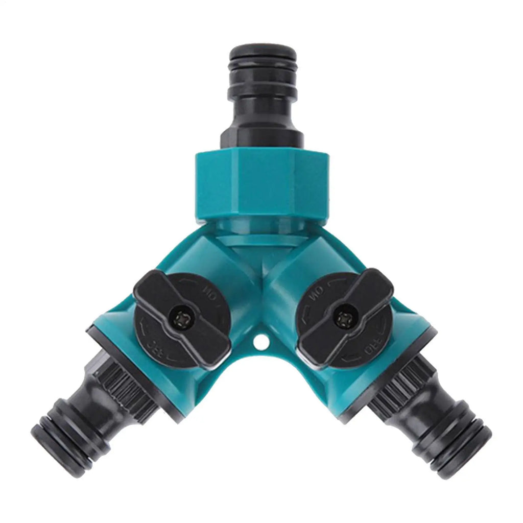 Water Hose Splitter Extension Hose Splitting Fittings Quick On/Off Outdoor Faucet Splitter Hose Adapter For Public Green Spaces Qme