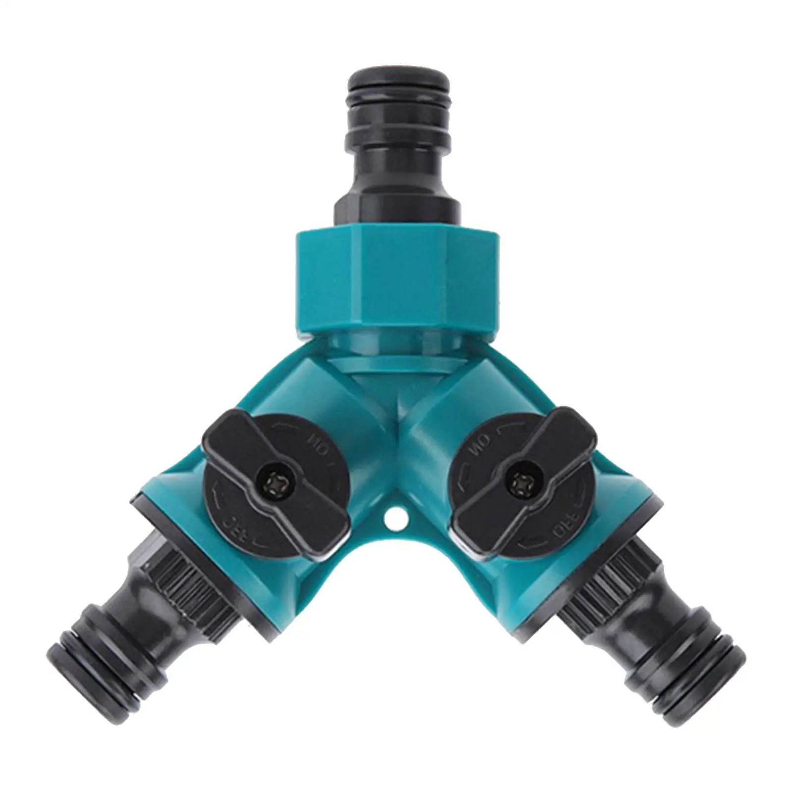 Water Hose Splitter Extension Hose Splitting Fittings Quick On/Off Outdoor Faucet Splitter Hose Adapter For Public Green Spaces Qme