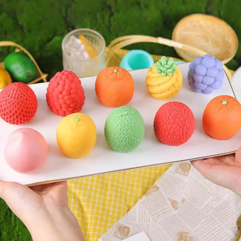 Easy Release Cake Chocolate Jelly Soap Mold DIY Food-safe Fruits Ice Qme