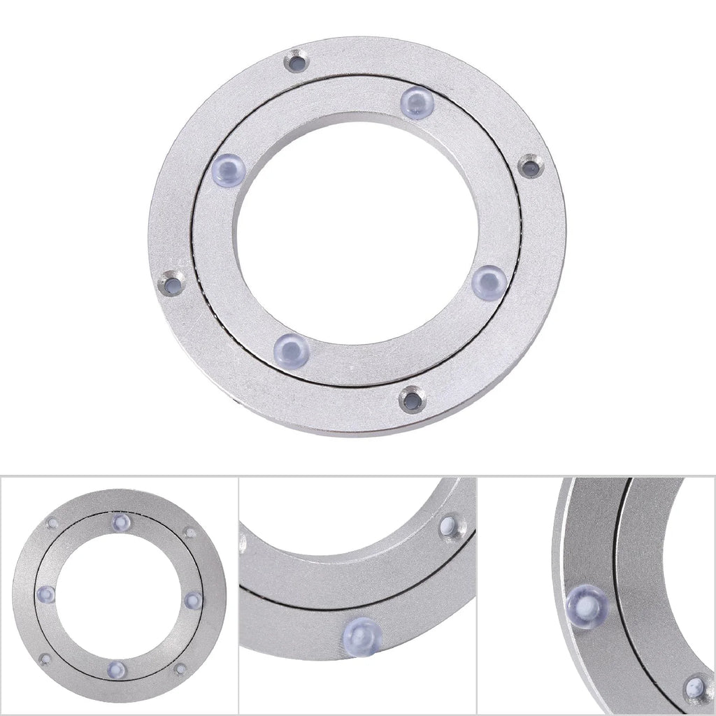 Heavy Duty Rotating Bearing 4/6/8/10inches Design Lazy Susan Aluminum Alloy Bearing Turntable Bearings Swivel Plate Qme