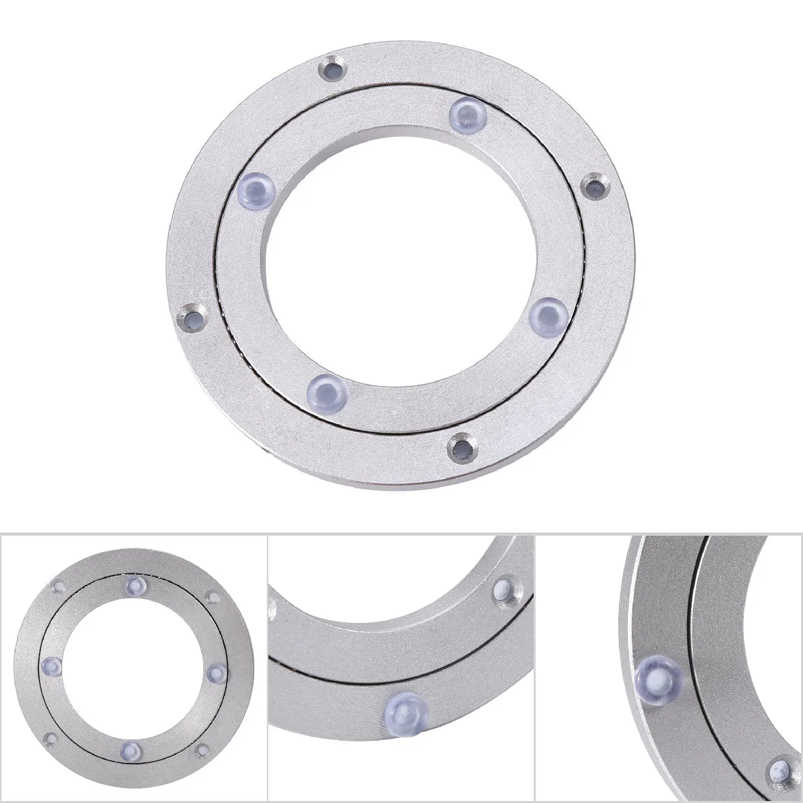 Heavy Duty Rotating Bearing 4/6/8/10inches Design Lazy Susan Aluminum Alloy Bearing Turntable Bearings Swivel Plate Qme