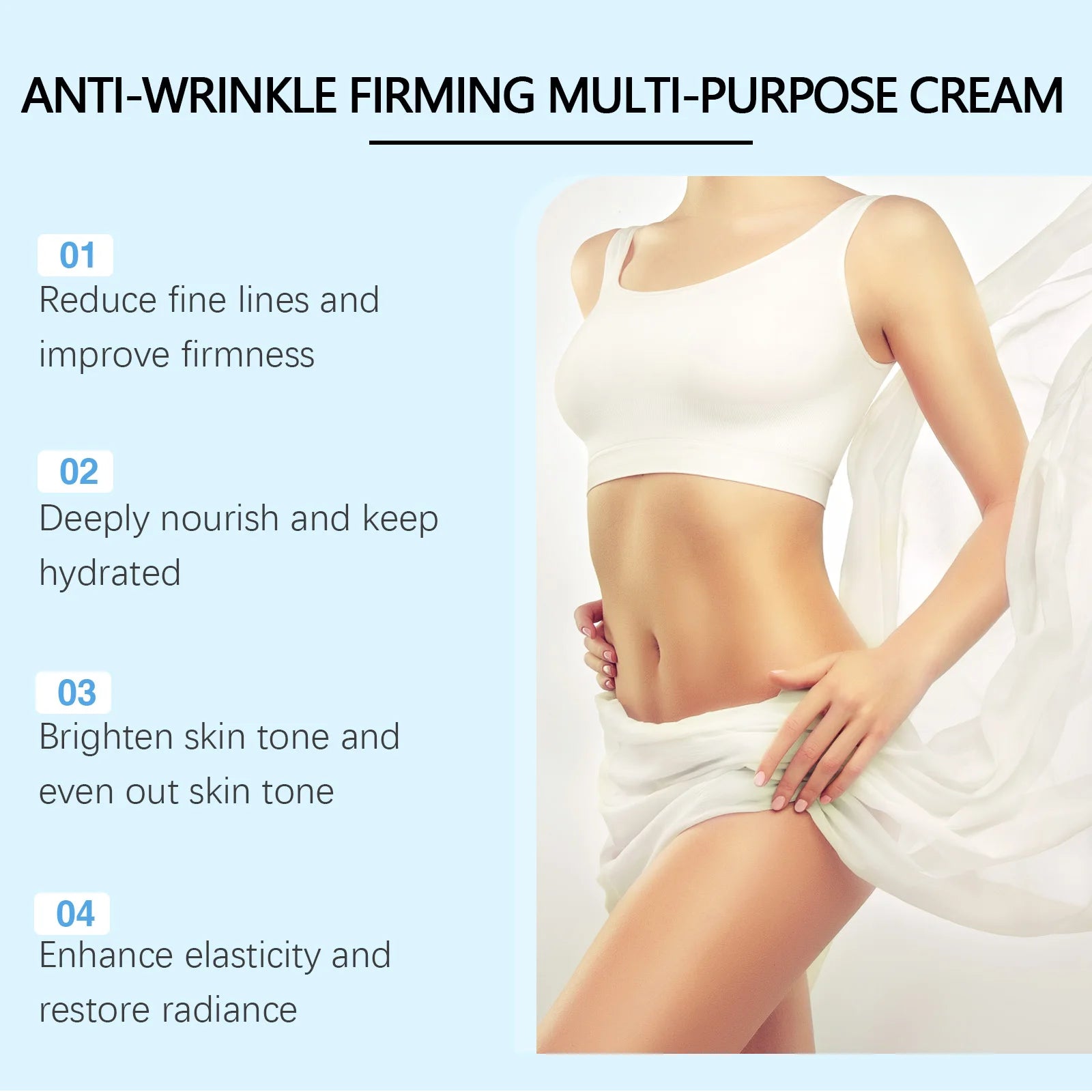 Body Firming Cream Tightening Improve Sagging Skin Lotion Increase Elasticity Nourishing Moisturizing Lifting Brighten Skin Care Qme