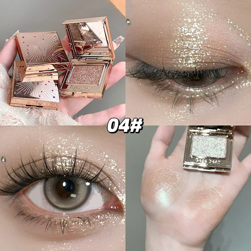 Gege Bear Shimmering Single Eyeshadow Palette Ultra Pigmented Qme GX2066-4