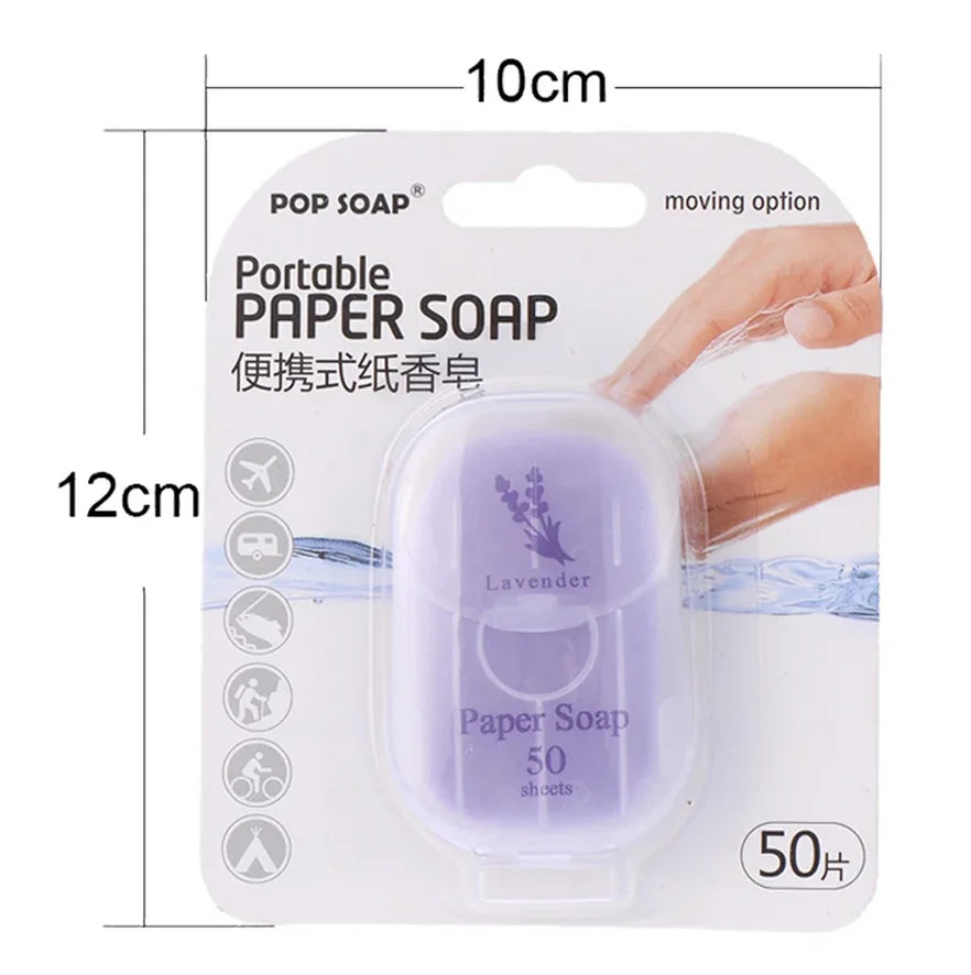 Quick-dissolving Soap Paper Portable Plant Extract Mild Qme