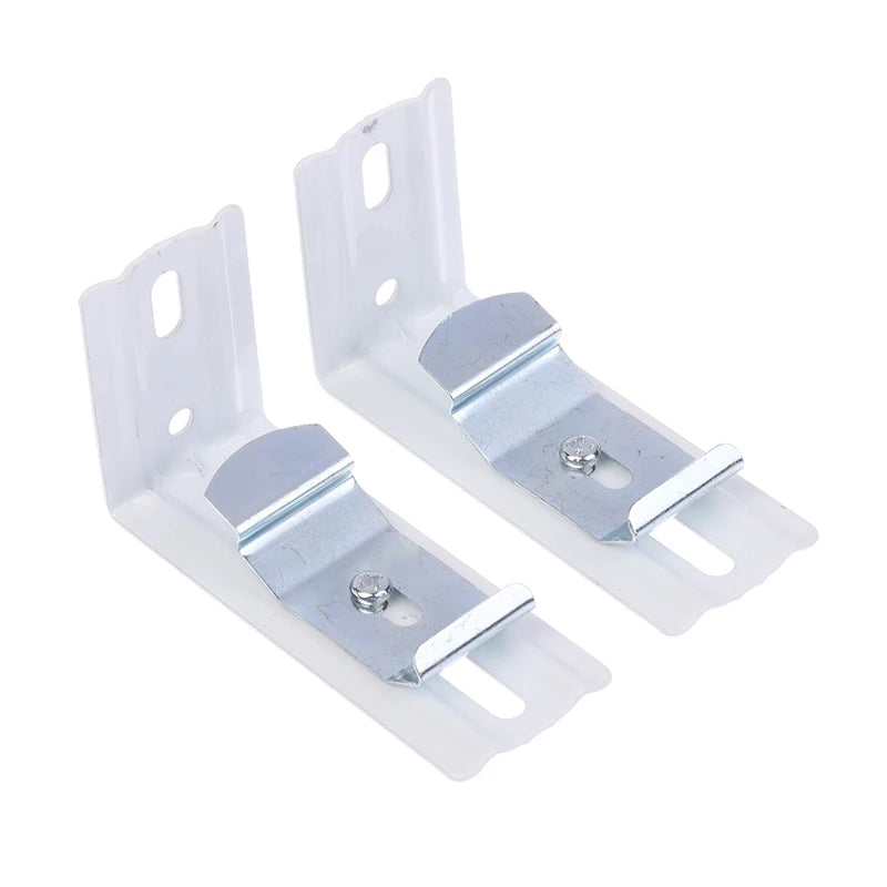 1/2Pcs 3Inch Vertical Blind Bracket Clips Metal Roller Shutter Pull Curtain Fixing Mounting Holder Accessories Qme 2pcs
