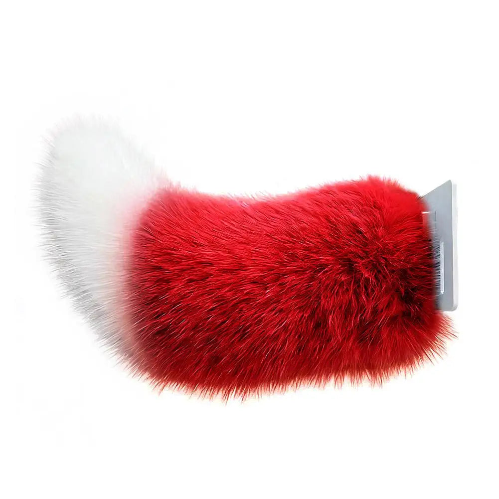 Cute Car Electric Moving Tail Remote Control Wagging Auto Trunk Qme red