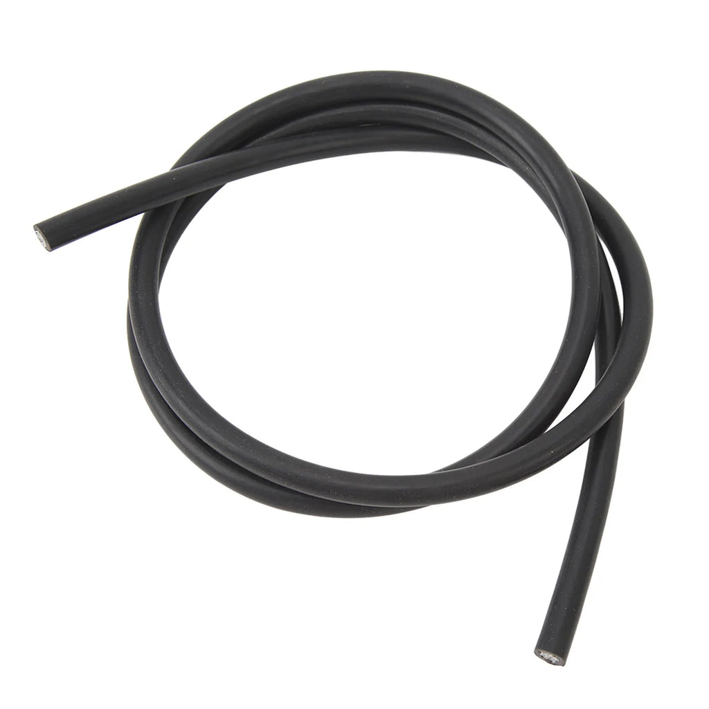 7mm Ignition Cable PVC Sheathed Copper Ignition Cable Black Install Heat Resistant Flexible for Motorcycles Qme