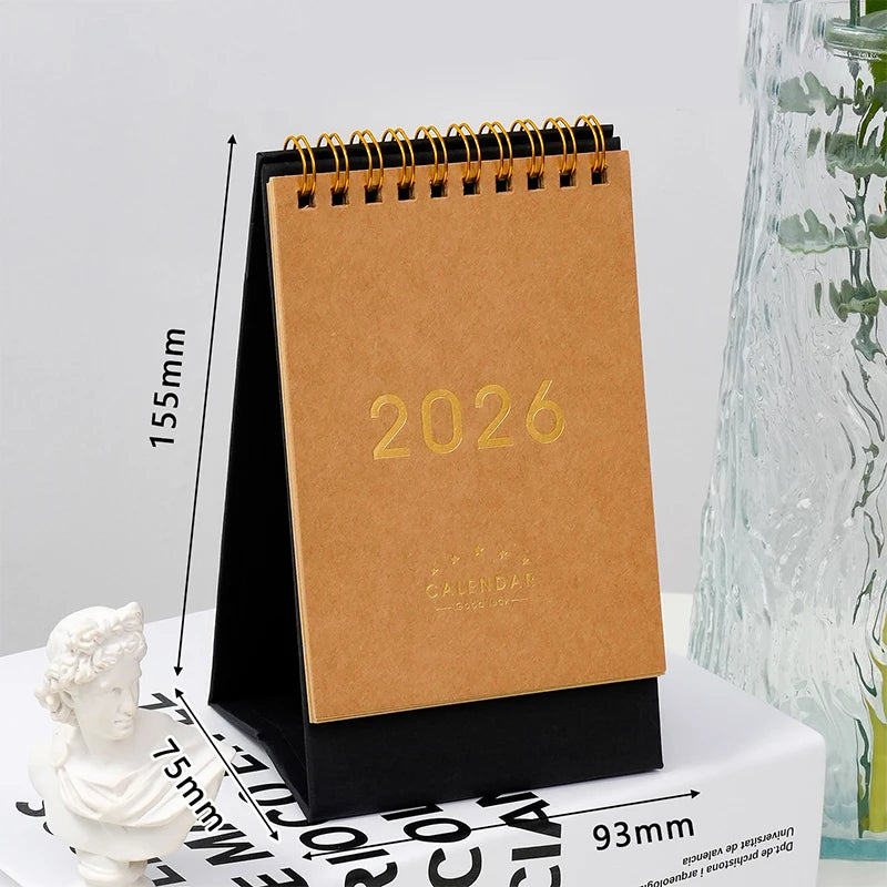 2026 Desk Calendar Annual Do List Monthly Daily Planner Time Qme A2