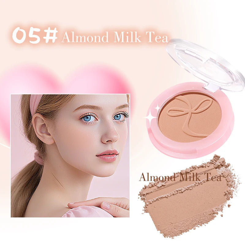 Cute Blush Powder, Lightweight & Smooth Finish, for Cheeks, Shape, Contour & Highlight Face to Create a Natural Matte Finish Qme 05