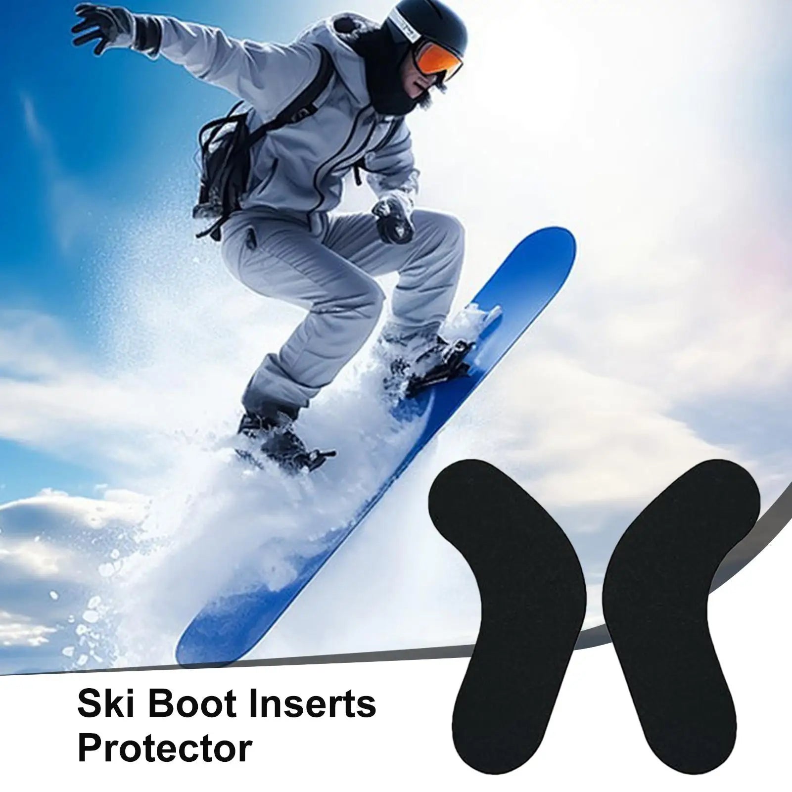 6 Pairs Ski Boot Pads Snowboard Adhesive Foam Pads Ski Boot Ankle Wrap Pads Adhesive Snowboard And Ski Boot Fitting Pads Qme