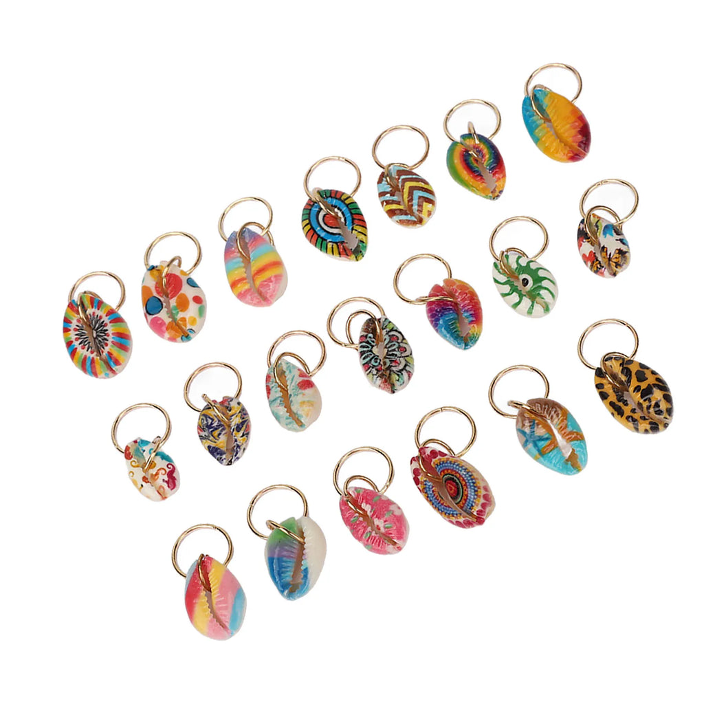 Shell Dreadlocks DIY Cute Exqusite Hair Braiding Pendant Clips Hair Accessories Decoration Shell Dreadlocks Pendant Qme