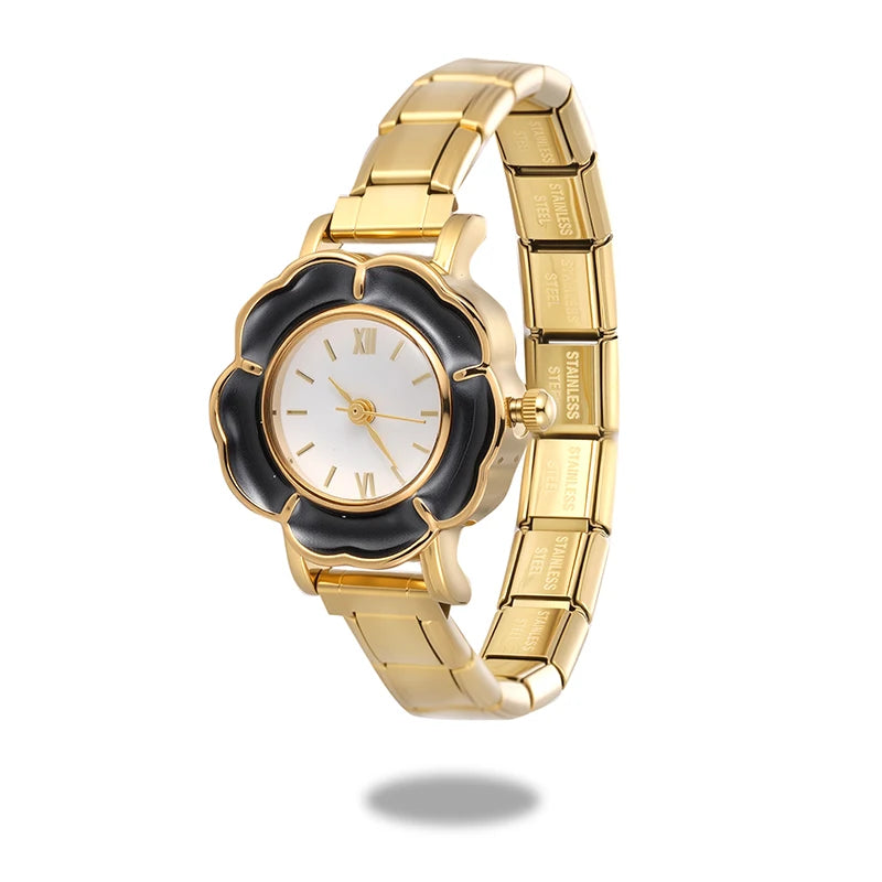2026New Fashion High Quality Men Womens Stainless Steel Water Drop Oval Gems Watch Bracelet For Friend Birthday DIY Jewelry Gift Qme Style 10
