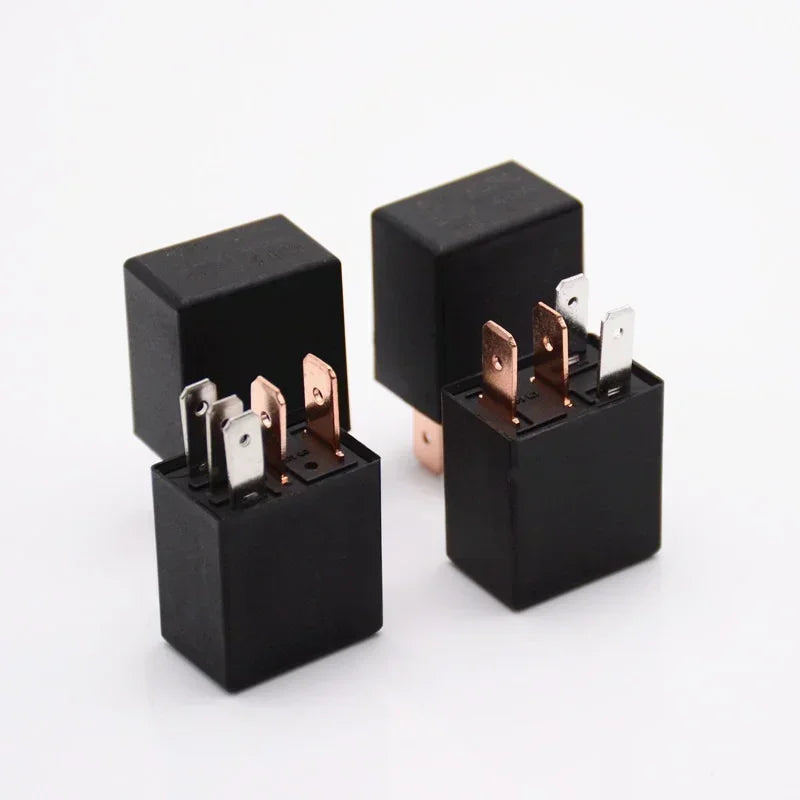 1pcs DC 12V 24V 40A Rated Current 1NO 1NC SPDT 4/5 Pins Car Automotive Alarm Relay Qme