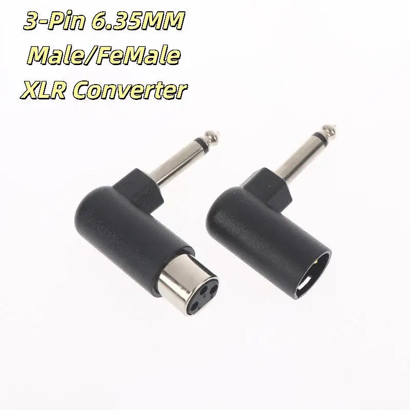 1 XLR Plug Male Female Adapter 3-Pin Balanced Audio Interface Qme