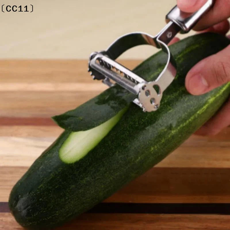 Stainless Steel Fruit Peeler Fish Scale Scraper Vegetable Carrot Qme